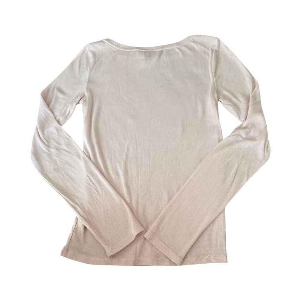 Universal Thread Blush Ribbed Top - Picture 4 of 4